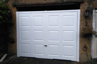 White Manual Garage Door