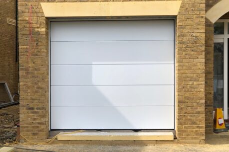 Novoferm Flush White Insulated Sectional Up and Over Garage Door