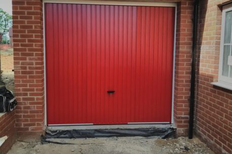 Novoferm Red Steel Up and Over Thornby Garage Door