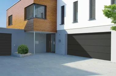 Modern house with garage and driveway